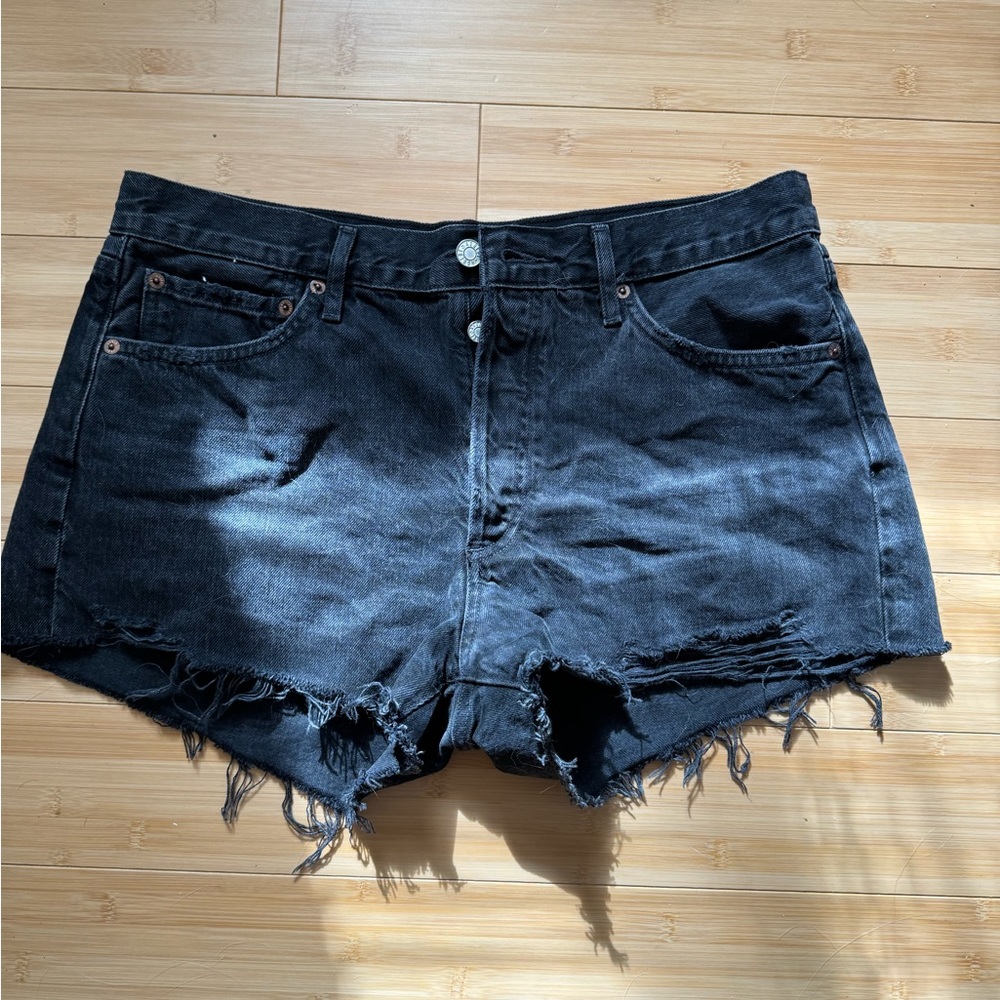 Agolde size 29 black shorts